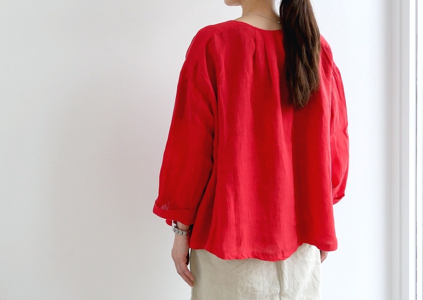 ��Hands of creation�ʥϥ󥺥��֥��ꥨ�������ˡ�60/-Linen��ǲ��å��㡼���������롼�ͥå�7ʬµ�����ǥ֥饦��(3��)��