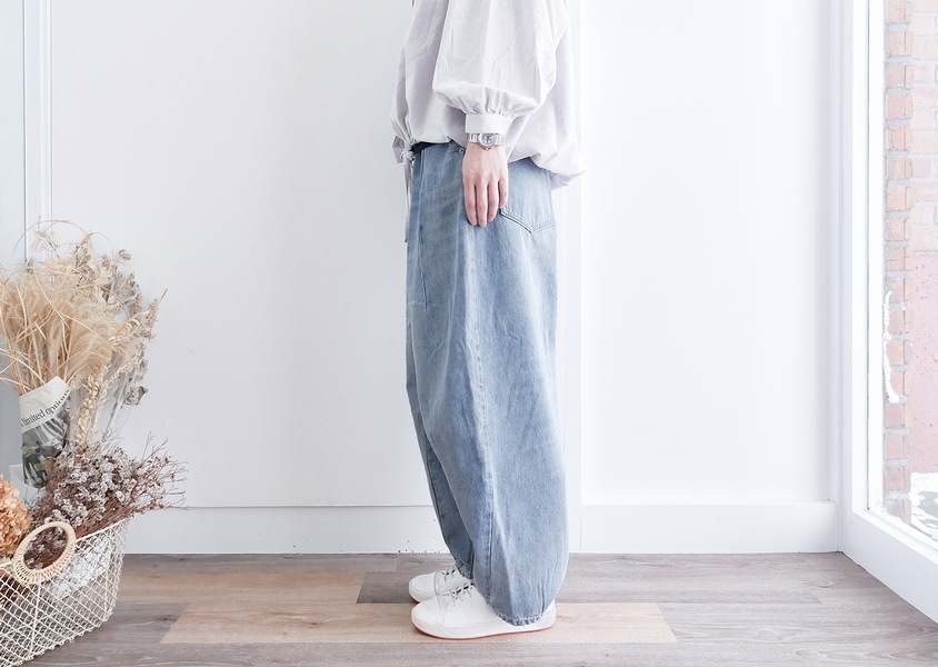 ��UNPLE�ʥ���ץ�ˡ����å��Х롼��ѥ��(Indigo blue)��