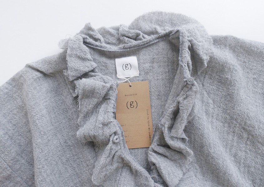 g)(グラム)＊ウールガーゼフリルトリムブラウス(2色)】 | TOPS