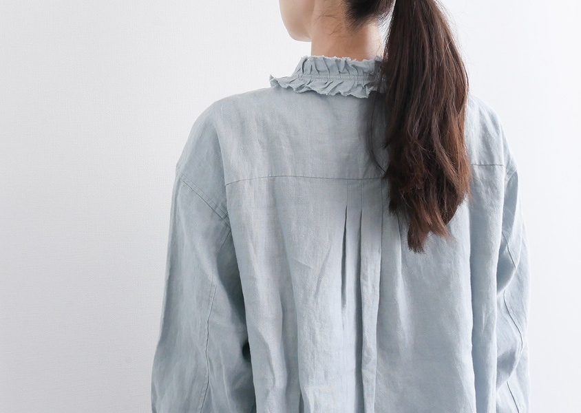 Hands of creation フリルカラーブラウス Hands of creation フリル