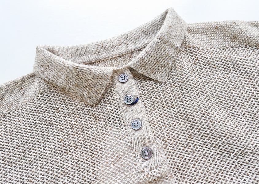 ��YURK�ʥ�륯�ˡ�LINEN MIX KNIT ���λ��Ԥߥݥ��˥å�(3��)��