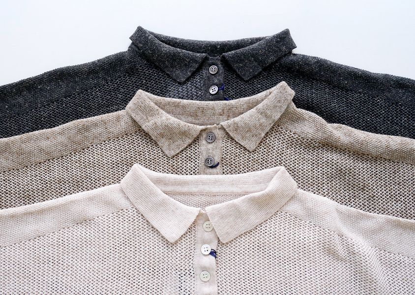 ��YURK�ʥ�륯�ˡ�LINEN MIX KNIT ���λ��Ԥߥݥ��˥å�(3��)��