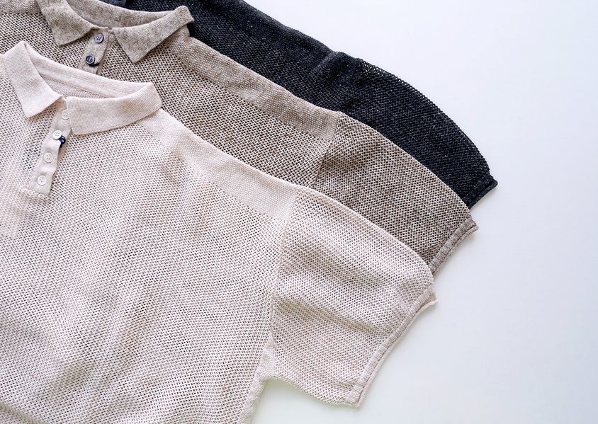 ��YURK�ʥ�륯�ˡ�LINEN MIX KNIT ���λ��Ԥߥݥ��˥å�(3��)��