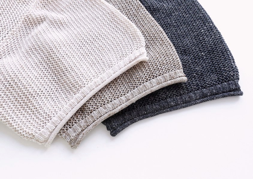 ��YURK�ʥ�륯�ˡ�LINEN MIX KNIT ���λ��Ԥߥݥ��˥å�(3��)��