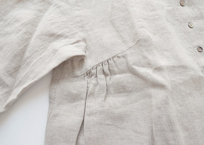 ��Hands of creation�ʥϥ󥺥��֥��ꥨ�������ˡ�60/-Linen��ǲ��å��㡼���������롼�ͥå�7ʬµ�����ǥ�����֥饦��(4��)��