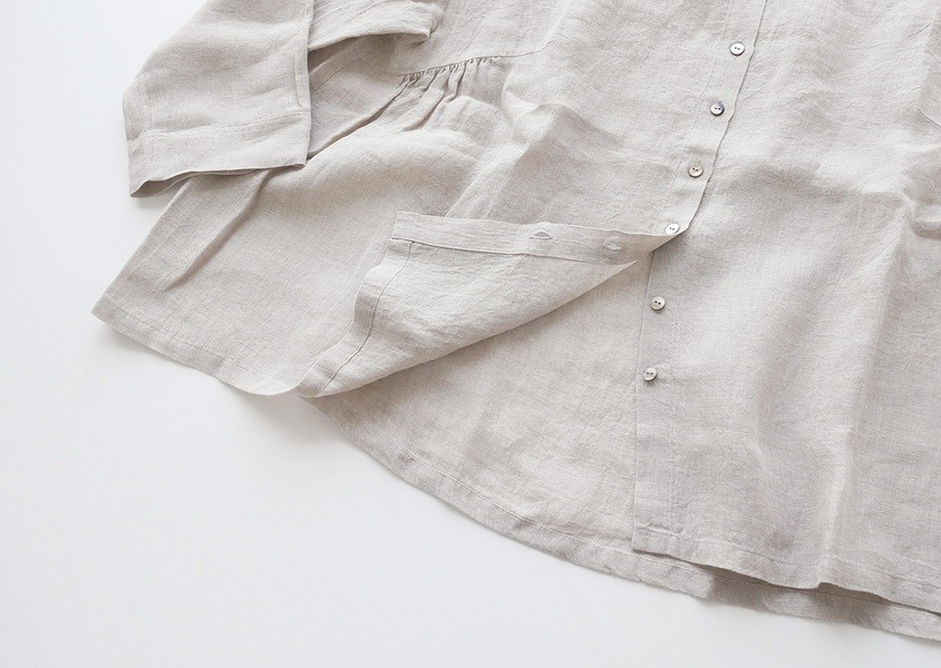 ��Hands of creation�ʥϥ󥺥��֥��ꥨ�������ˡ�60/-Linen��ǲ��å��㡼���������롼�ͥå�7ʬµ�����ǥ�����֥饦��(4��)��