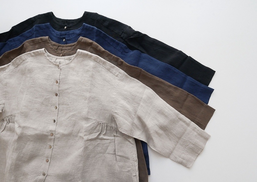 ��Hands of creation�ʥϥ󥺥��֥��ꥨ�������ˡ�60/-Linen��ǲ��å��㡼���������롼�ͥå�7ʬµ�����ǥ�����֥饦��(4��)��