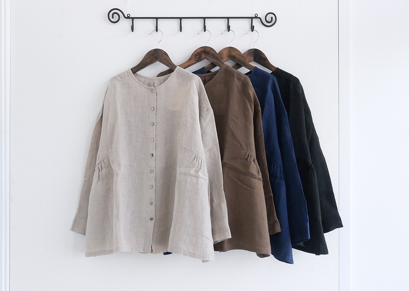 ��Hands of creation�ʥϥ󥺥��֥��ꥨ�������ˡ�60/-Linen��ǲ��å��㡼���������롼�ͥå�7ʬµ�����ǥ�����֥饦��(4��)��
