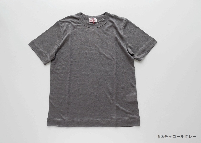 【新品】maomade マオメイド ベルギーリネンワイドTシャツボーダー MAO MADE（マオメイド） リネンボーダー Tシャツ 7分袖 / サマー