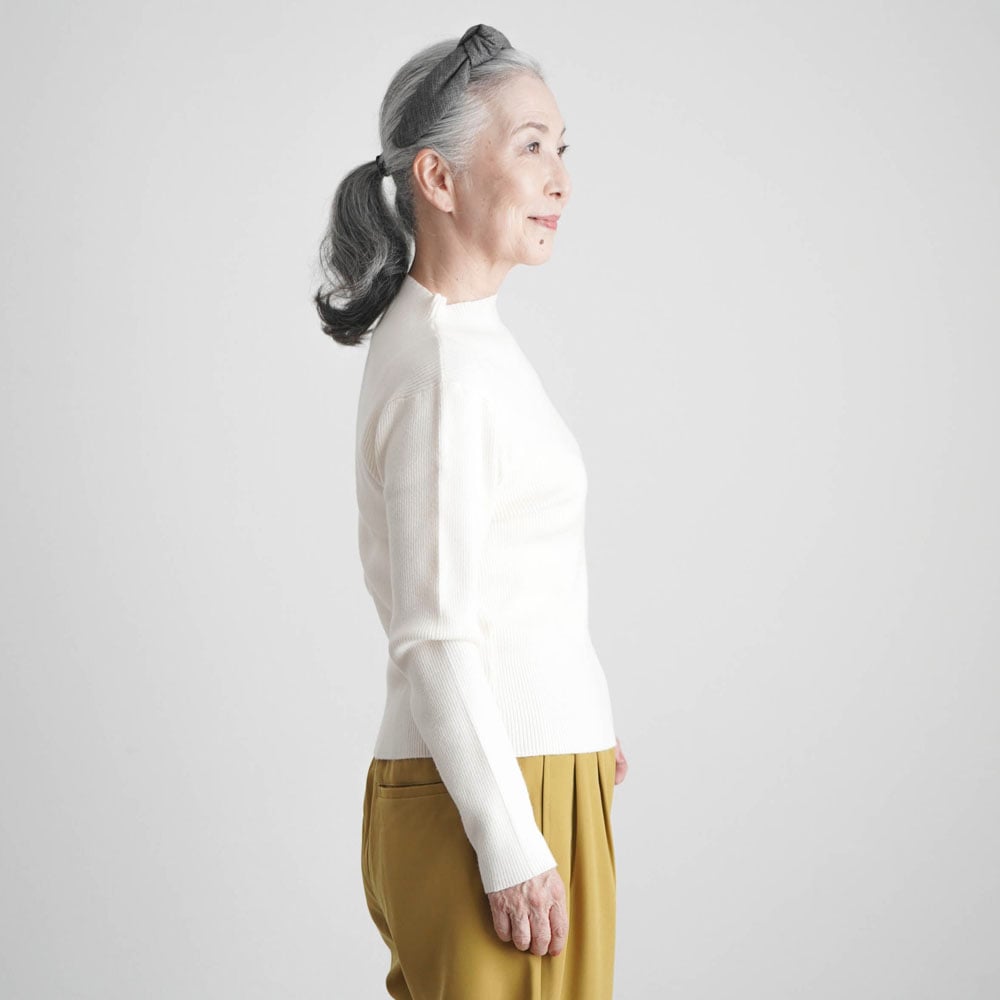 (YOUKAヨウカ)ウォッシャブルリブセーター