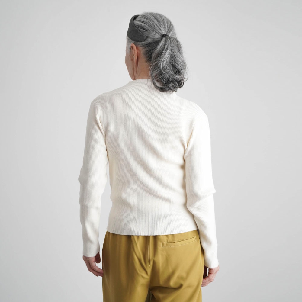 (YOUKAヨウカ)ウォッシャブルリブセーター