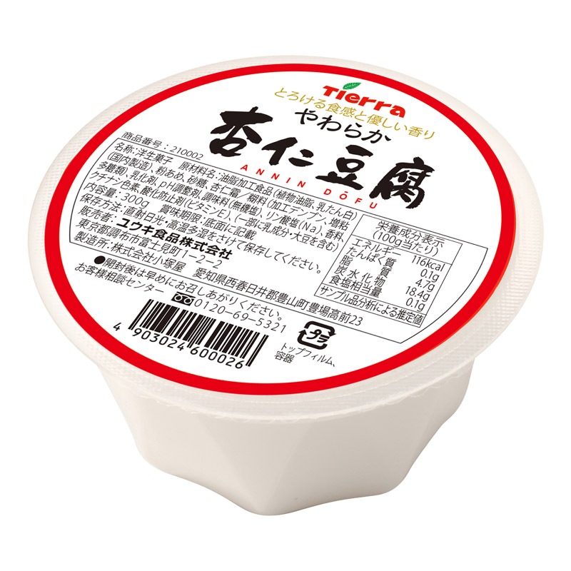 やわらか杏仁豆腐　３００ｇ