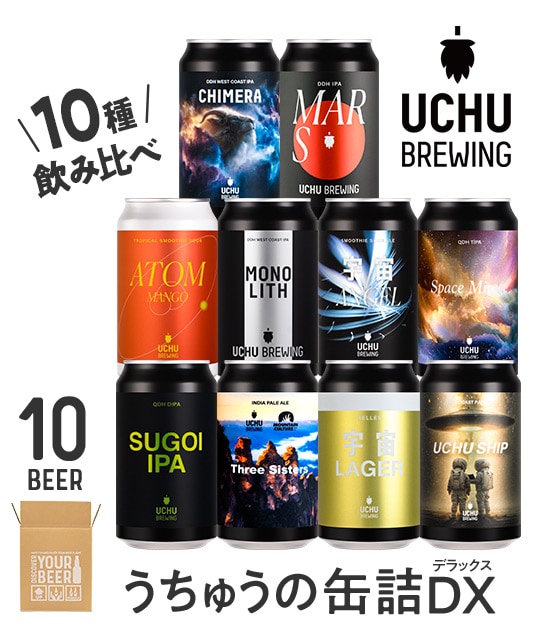 うちゅう うちゅうの缶詰DX | Variety & Gift Set | YOUR BEER