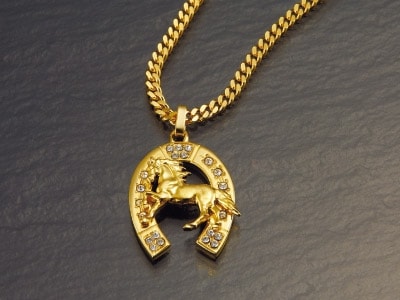 駿馬＆馬蹄 カット喜平磁気ネックレス | 時計・アクセサリー | 優生活