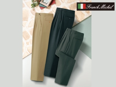 フランク・ミッシェル アジャスター付スラックス3本+2本 合計5本組 フランク・ミッシェル＞アジャスター付スラックス3本+2本【合計5本組