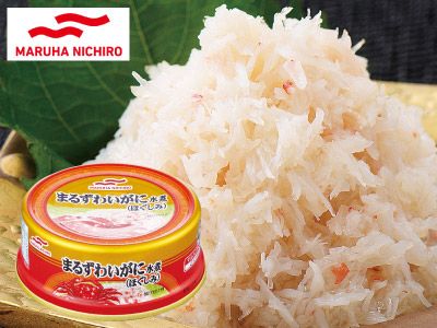 マルハニチロ　まるずわいがに水煮(ほぐしみ)　缶詰　30缶セット マルハニチロ まるずわいがに水煮(ほぐしみ）缶詰24缶 | カニ | 優生活