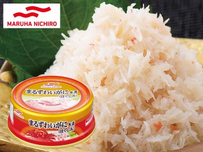 マルハニチロ まるずわいがに水煮(ほぐしみ）缶詰24缶 | カニ | 優生活