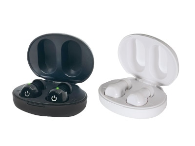 自動電源ON/OFF機能付 充電式おしゃれ集音器 楽聴 2個組 | 生活家電