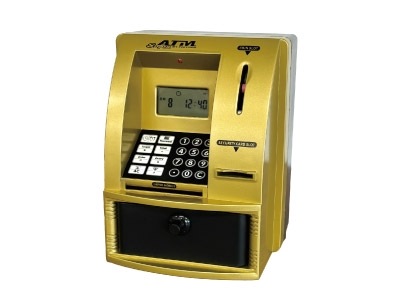 75.【貯金BOX】1〜100 ゆう Amazon.co.jp: かわいい ATM 貯金箱、電子貯金箱 ミニ ATM
