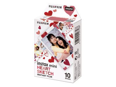 送料無料 富士フィルム チェキフィルム INSTAX MINI ハート