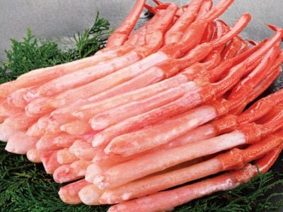 山陰のかに屋推薦 ボイル紅ずわいがに 脚むき身(南蛮付)800gセット