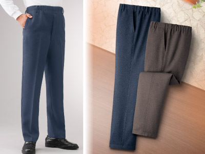 日本製紳士ナノヒーティング(R)裏起毛パンツ2色組 | 衣服 | 優生活