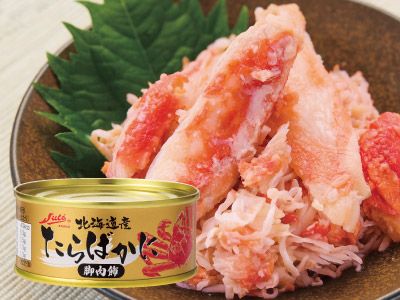 北海道産 たらばかに脚肉飾5缶セット | カニ | 優生活
