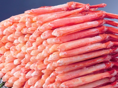 送料無料 山陰のかに屋推薦 ボイル紅ずわいがに脚むき身 960gセット