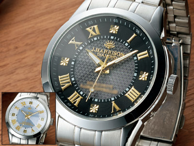 4℃ クリスマスコレクション 1Pダイヤ カットガラス 限定品 新品電池 腕時計 ジョン・ハリソン クリスタルカットクォーツ腕時計 | 時計