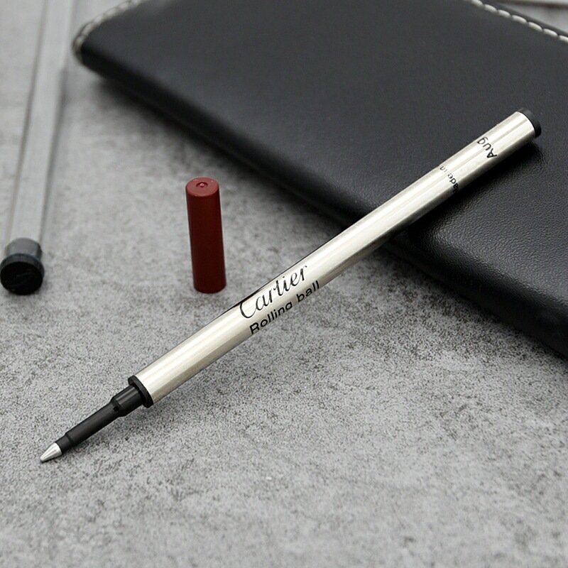 Cartier サントス ドゥ カルティエ ボールペン ＋ ローラーボール 替芯 カルティエ CARTIER 消耗品 ローラーボール替芯 ブラック