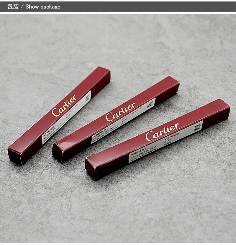Cartier サントス ドゥ カルティエ ボールペン ＋ ローラーボール 替芯 カルティエ CARTIER 消耗品 ローラーボール替芯 ブラック