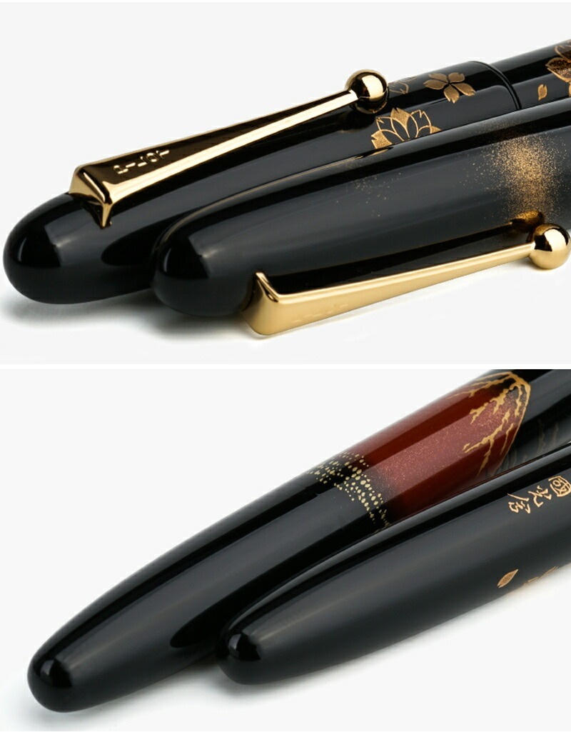 パイロット万年筆研出蒔絵 鳳凰 中字 (M) FK-5MP-HO-M