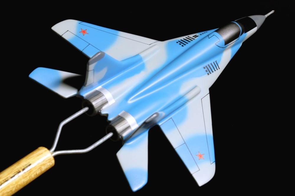 MIG-29, RUSSIA 1/100th, Blue Camo