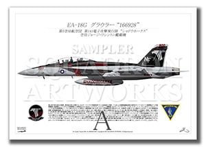 EA-18G グラウラー VAQ-141 “シャドウホークス” 2015 Showbird “166928” (A2)