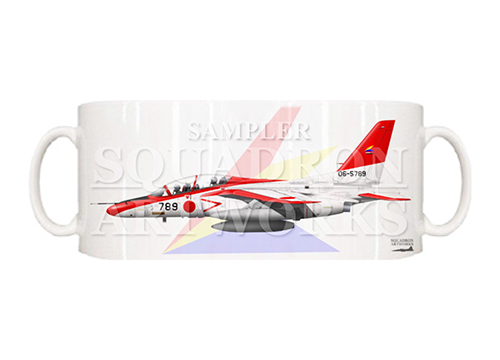 マグカップ　T-4　司令部支援飛行隊　“06-5789”
