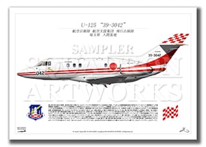 U-125　飛行点検隊　"39-3042"　（A2サイズ Prints)