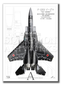 Top view ĸ F-15DJ롡ԶƳ92-8096 A4 Prnts)