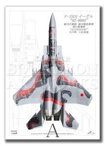 Top view ĸ F-15DJ롡ԶƳ92-8095 A4 Prnts)