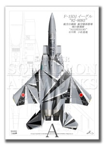 Top view ĸ F-15DJ롡ԶƳ82-8093 A4 Prnts)