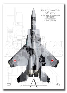 Top view ĸ F-15DJ롡ԶƳ92-8070 A4 Prnts)