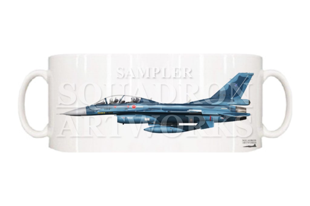 マグカップ　F-2B　第21飛行隊　“33-8117”