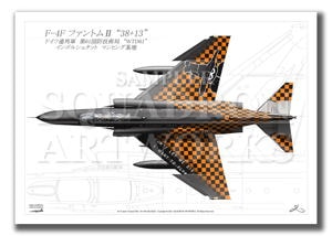 Top viewF-4F PhantomWTD61 Final Flight38+13  A3 Prints)