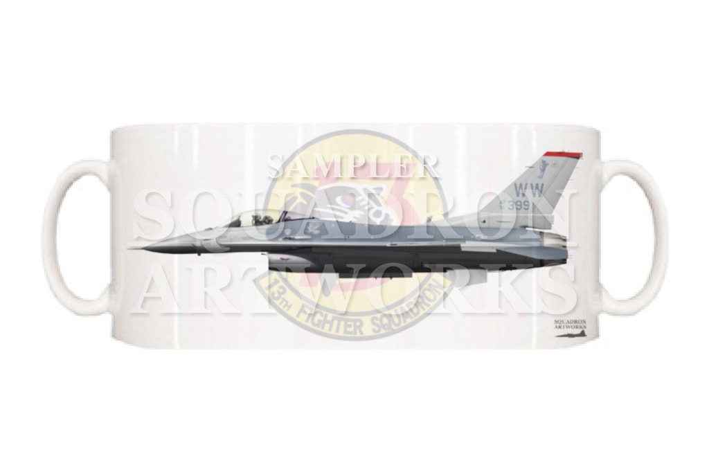 マグカップ　F-16C　13th FS　“91-0399”