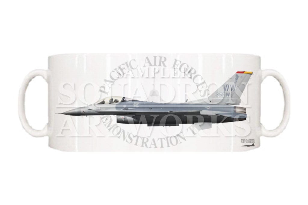 マグカップ　PACAF F-16 Demo Team　“91-0357”
