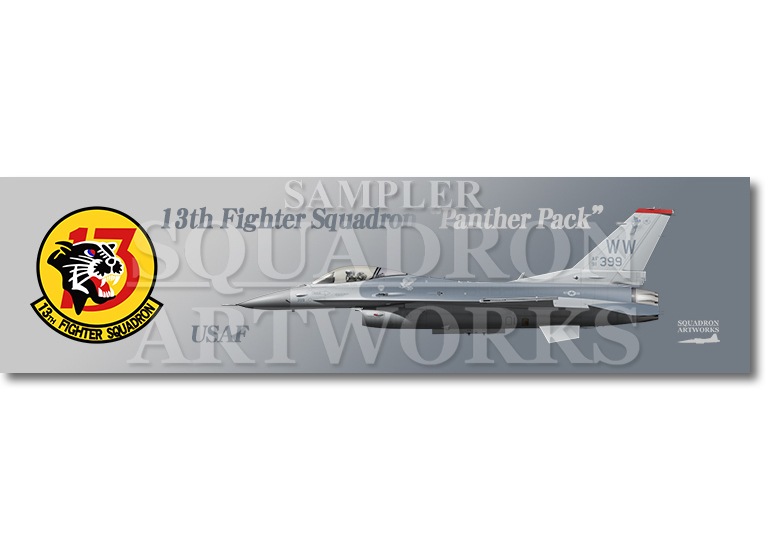 涼感クールマフラータオル　F-16C　13th FS　“91-0399”