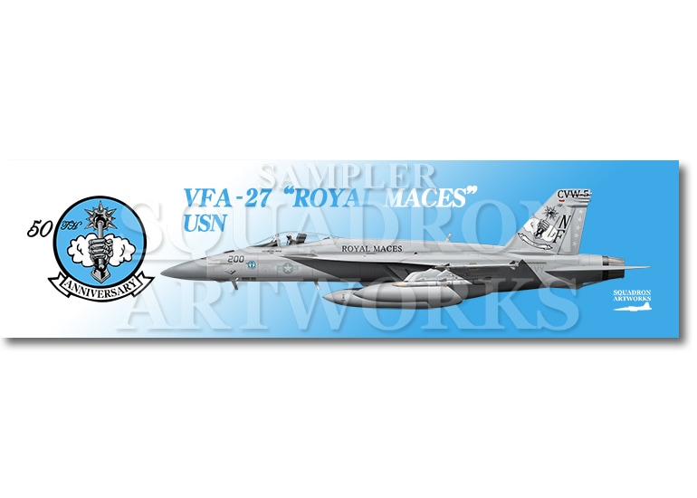 ステッカー】 VFA-27 “ロイヤルメイセス” 2017 Showbird “168363
