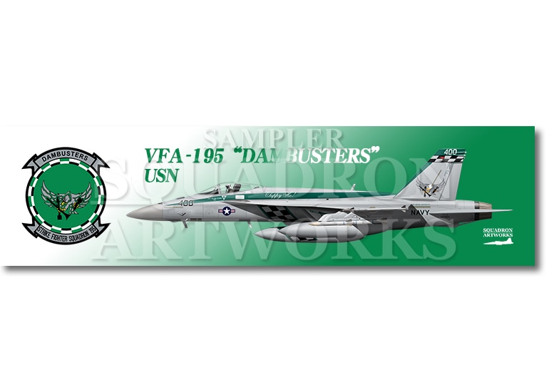涼感クールマフラータオル VFA-195 “ダムバスターズ” 2016 Showbird “166901”