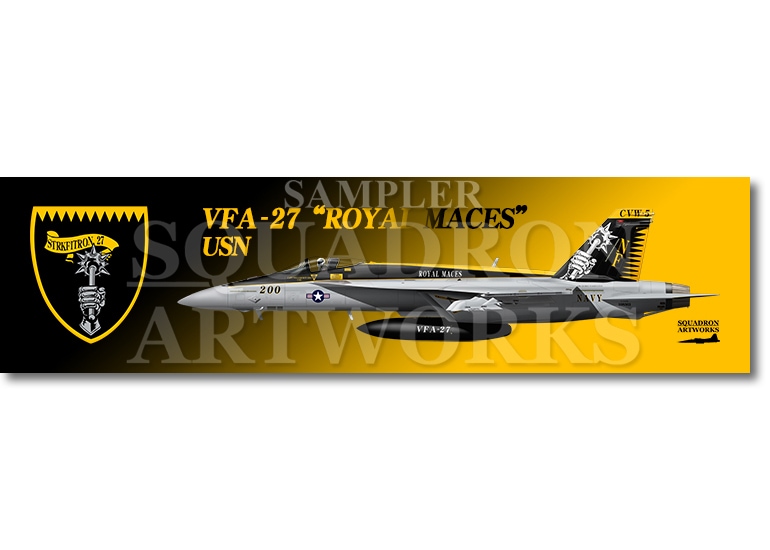 ★マグネット★彡　VFA-27 “ロイヤルメイセス” 2014 Showbird “168363”