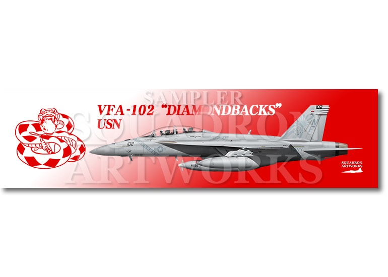 ★マグネット★彡　VFA-102 “ダイヤモンドバックス” ＃102　 Showbird “166917”