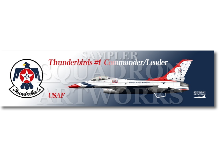 ★マグネット★彡　F-16C Thunderbirds #1 “Commander/Leader”